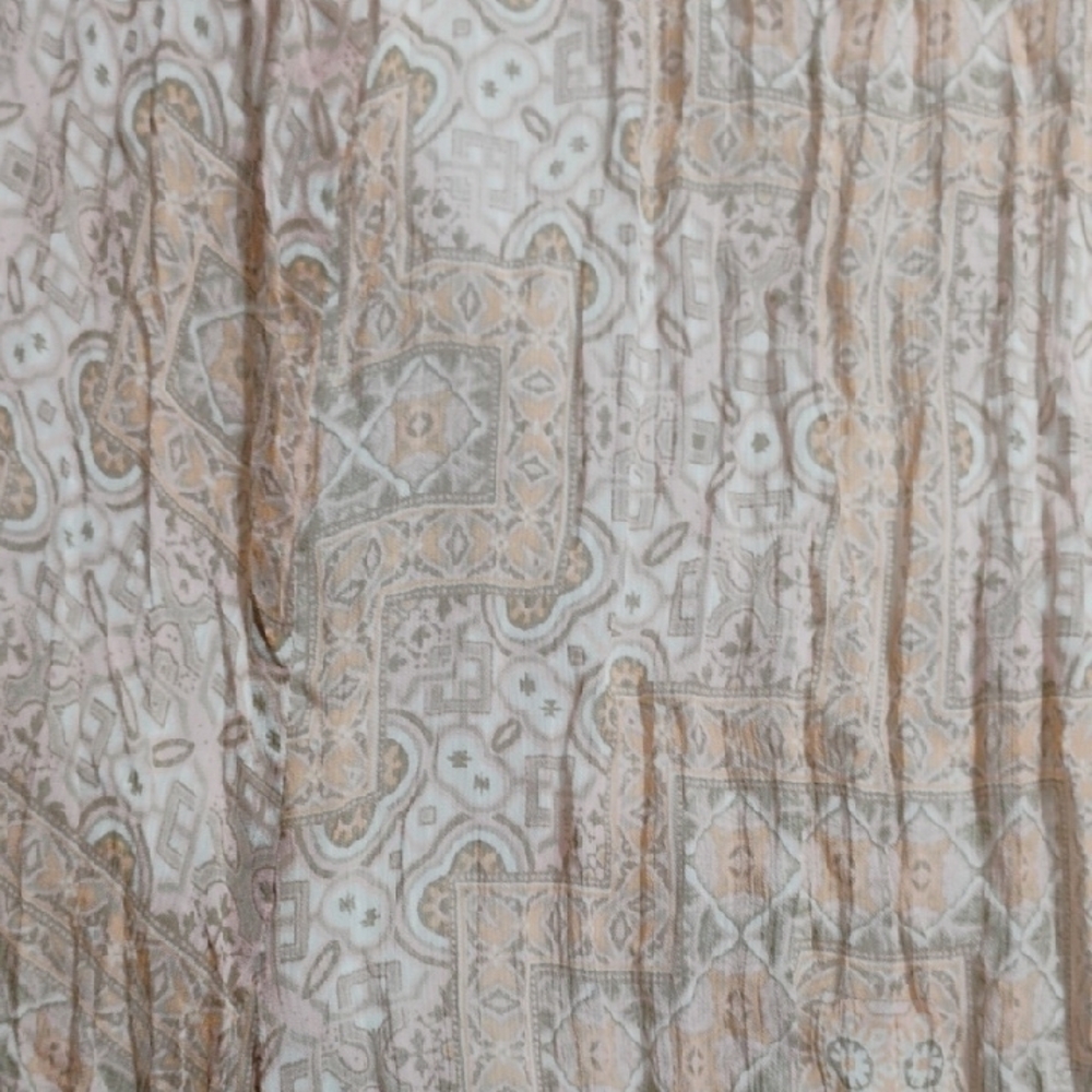 Ruby Rd. Light Peach Maxi Skirt Sz.12 Hardly Worn (A-80) - Picture 9 of 10